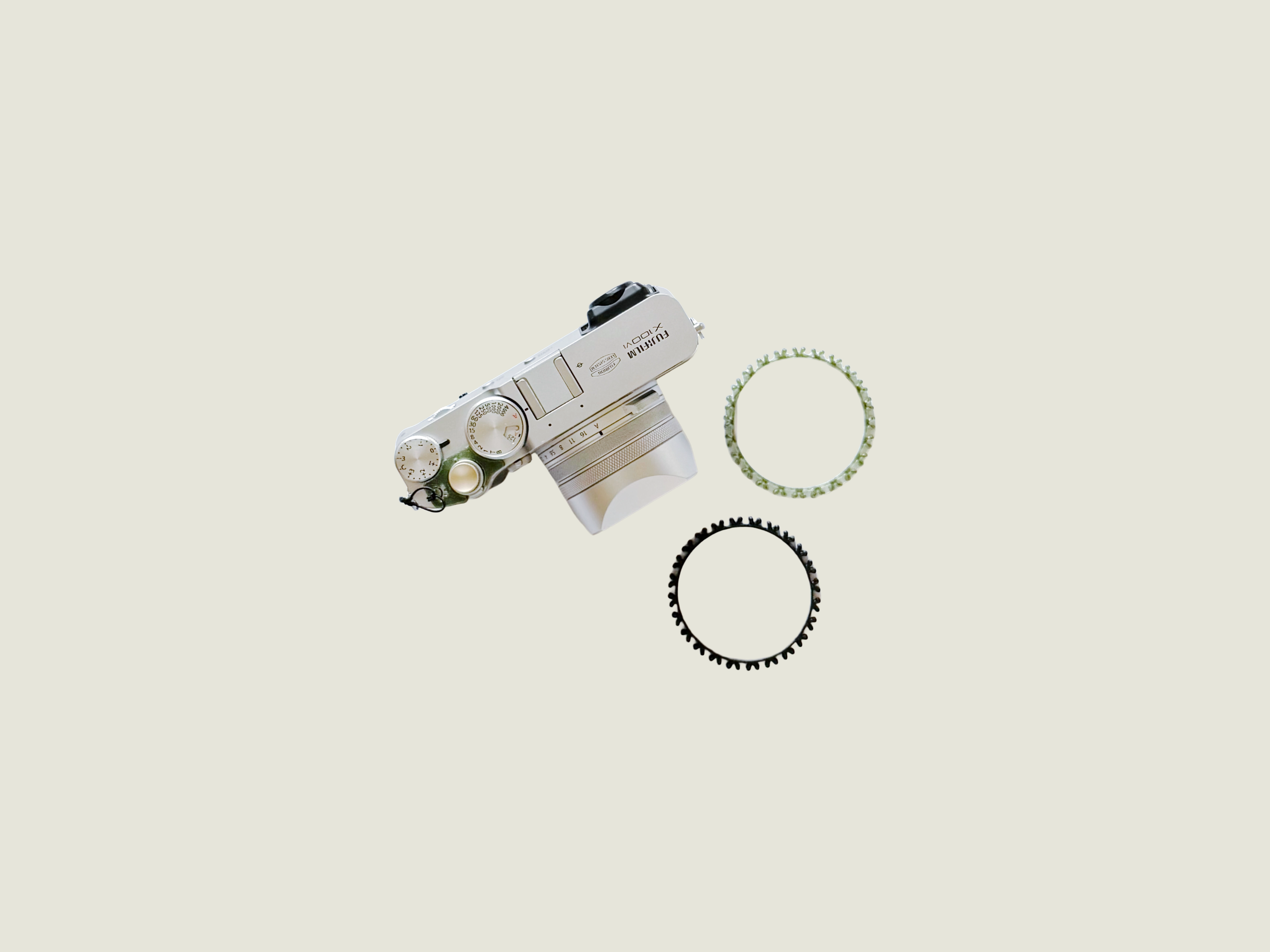 Focus Ring options in black and green